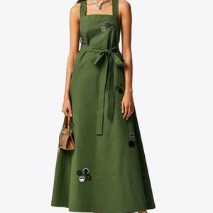 Tory Burch Green Midi Dress